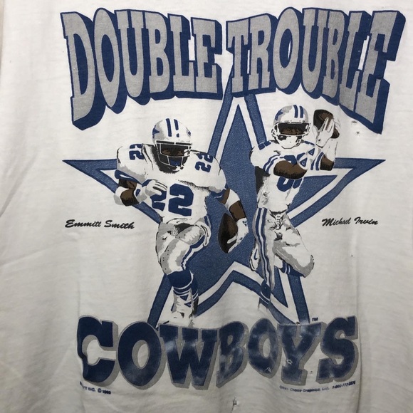 92’ double trouble Emmitt Smith & Michael Irvin - Picture 2 of 3